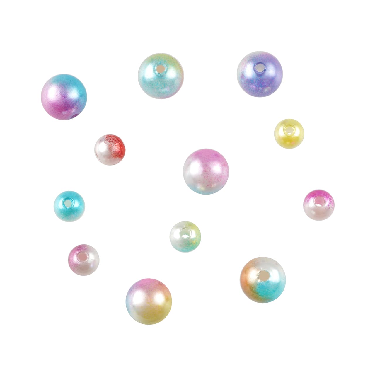 12 Packs: 220 ct. (2,640 total) Pearl Mermaid Round Beads by Creatology™